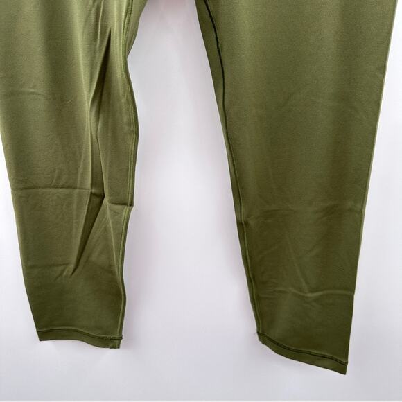 Offline by aerie Real Me‎ High Rise Olive Green 7/8 Ankle Leggings Sz L NEW - Picture 3 of 11